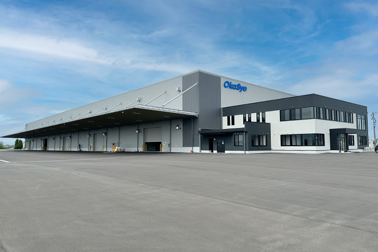 株式会社岡田商運新社屋写真（2024年10月）