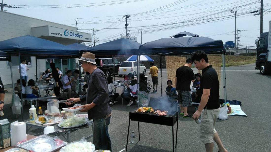 平成30年6月24日佐賀鳥栖営業所でバーベキュー大会を開催