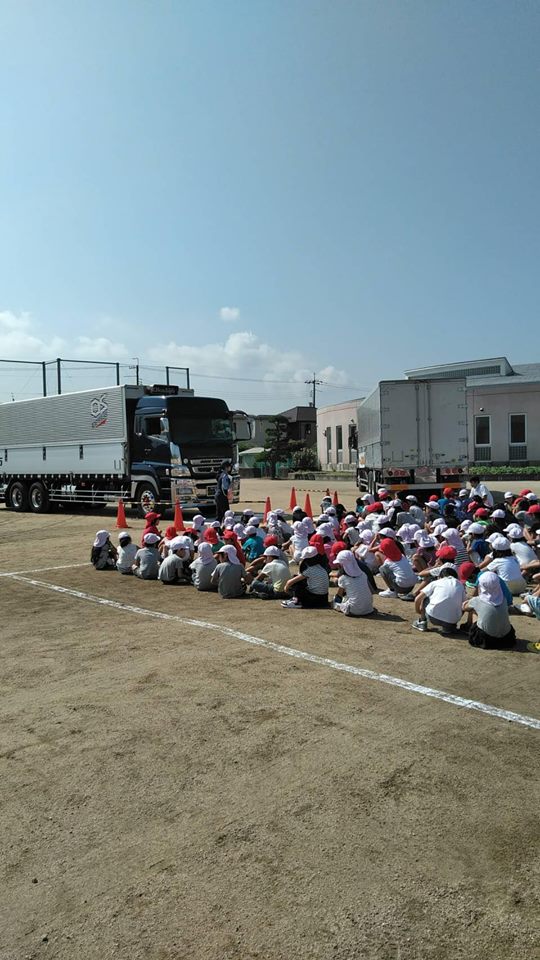 平成30年9月18日岡山市中区操明小学校にて、今年二校目の交通安全教室開催