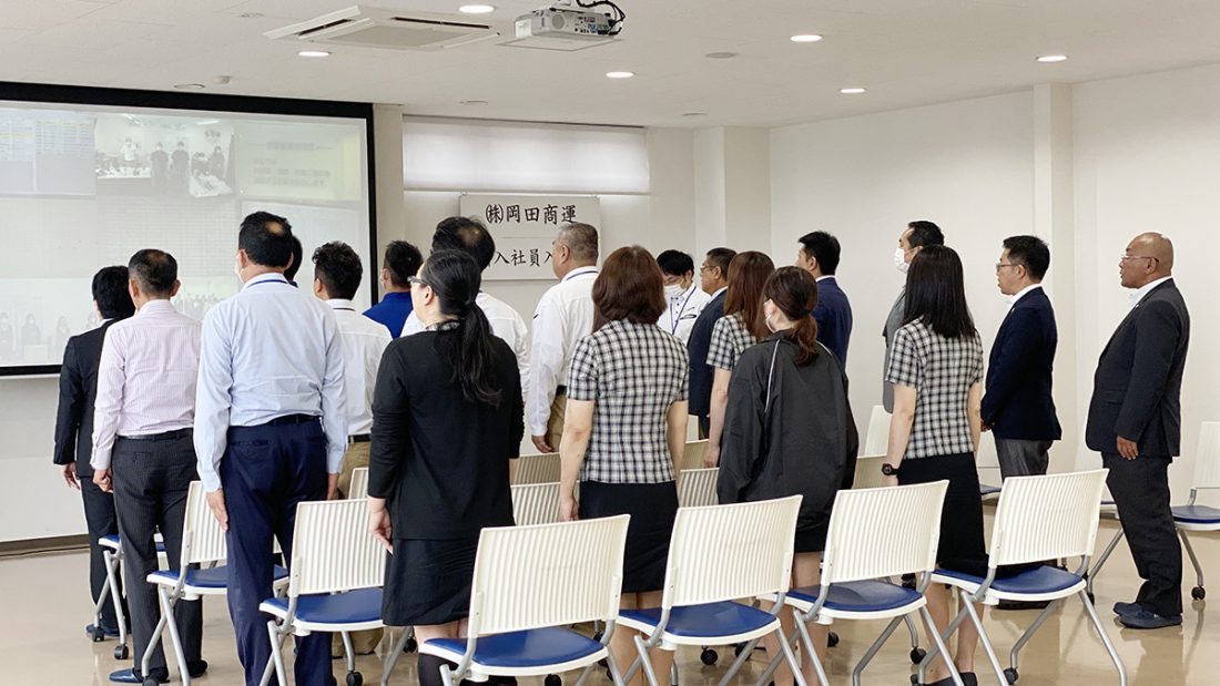 令和2年7月6日入社式