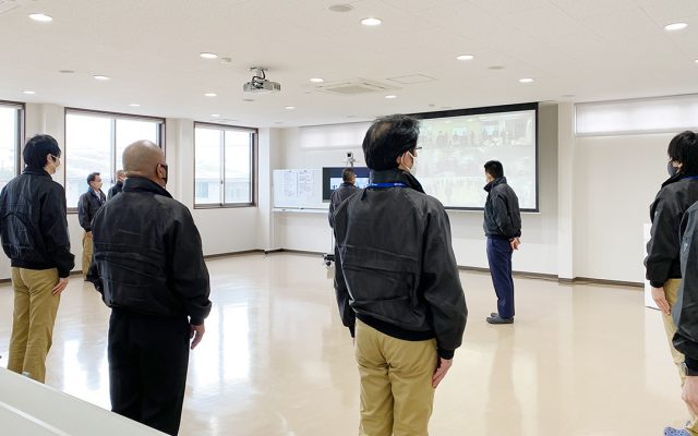 令和2年最後の朝礼