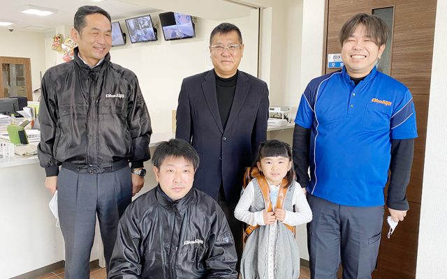 内藤ドライバーお子様入学祝い