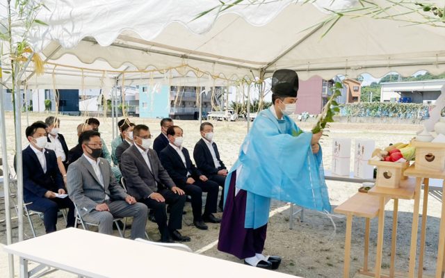 2021年7月27日鳥栖営業所駐車場・給油所地鎮祭