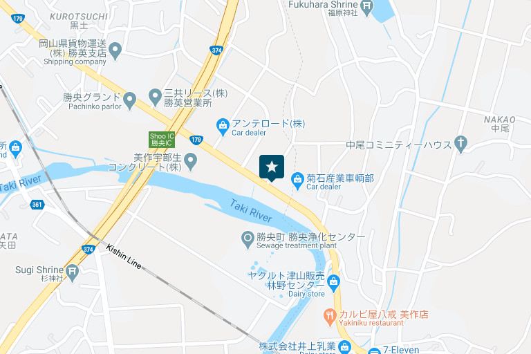 勝央営業所アクセスマップ